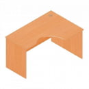 Стол компьютерный угловой Р.СКУ-14 (правый) бук Бавария_18