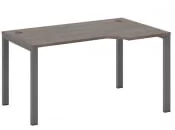 Стол эргономичный правый на металлоопорах New Line NLN36322734 Дуб шамони темный_26