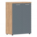 Шкаф с глухими средними дверьми и топом Torr LUX TLMC 85.1 Дуб Бофорд Серо-голубой_23