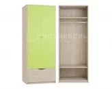 Шкаф 2-х дверный Пионер Шк40 Дуб сонома-лайм_0