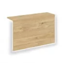 Накладка с подсветкой прямая высокая на 2 модуля О.R-F.MP.V-78 ONIX О.R-NP.V-78.2.S Тиквуд светлый_47