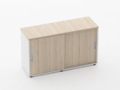 Тумба-купе для рабочего модуля Deka 9.02.125 Дуб Сантана светлый/Белый_8