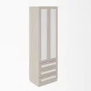 Шкаф с ящиками Остин Модуль №4 Ясень шимо светлый/белый_3