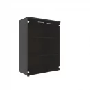 Шкаф со стеклянными дверьми и топом XMC 85.2 Легно Темный_26