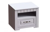 Тумба прикроватная Прованс №5 Бодега белая Патина премиум_1
