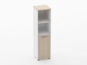 Шкаф 3 узкий 2 полки открытые Deka 10.16.11Пр Туя/Белый_20
