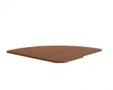 Полка заверщающая для угловой стойки PC-5.2 R Французкий Орех_2