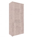 Шкаф для документов с глухими средними и малыми дверьми XHC 85.3 Дуб Сонома_8