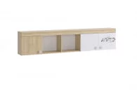 Полка Форсаж MKF-04 Дуб сонома/белый_0