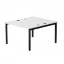 Бенч-система на 2 места на металлокаркасе Everprof EVO 254S015 Белый Черный_2