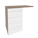 Тумба приставная (TIP-ON) (универсальная л/пр) ONIX O.TPU-4 TIP Дуб Аризона/Белый_16