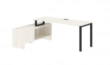 Стол с тумбой EDIS EUCT 19614 Ясень Траун Черный_59