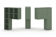 Надставка на стол высокая односторонняя + задняя стенка (8 шт.) CONCEPT CN.ONV-001 Кобо Белый металл_26