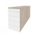 Тумба двойная приставная / опорная (TIP-ON) ONIX O.TPO-2.8 TIP Дуб Аттик/Белый_14