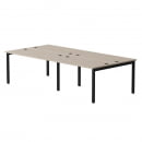 Бенч-система на 4 места на металлокаркасе Everprof EVO 254S120 Дуб Соната Черный_14