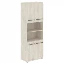 Шкаф с 2-мя комплектами глухих малых дверей LOFTIS LHC 80.4 Сосна Эдмонт_14