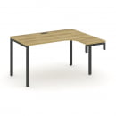 Стол-надставка на опорную тумбу (правый) CONCEPT CN.OSAN-001(R) Дуб Винченцо Антрацит_3