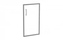 Дверь стекло в алюминии В-512 R матовое_16