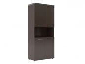 Шкаф с 2-мя комплектами глухих малых дверей и топом THC 85.4 (Венге Магия)_4