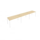 Рабочая станция на 3 раб.места Metal System Б.СМ-3.3 Акация/Белый_52