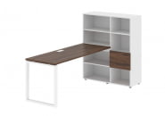 Рабочая станция EDIS EQRST 1117 Дуб Денвер темный Белый Белый_41