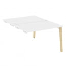 Стол-приставка двойной к опорным элементам ONIX WOOD OW.D.SPR-2.8 Белый Бриллиант/Светлый_58