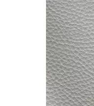 White/Leatherette Grey