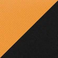 Ткань комбинированная оранжевый/черный