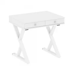 Стол письменный ХОМЕ ОФФИCЕ ВР.СП-1-79.М Белый Бриллиант/Белый металл / HOME OFFICE VR.SP-1-79.M