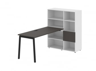 Рабочая станция ЕДИС ЕЛРСТ 1115 Мокко Черный Белый / EDIS ELRST