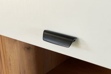 Шкаф комбинированный Моди МГМ-01 дуб крафт золотой/белое дерево / MGM-01