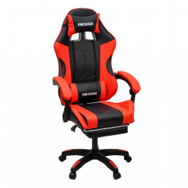 Кресло 840-1 КИНГКУЕЕН, цвет черный/красный, 840-1-блаcк-ред / KINGQUEEN, 840-1-black-red