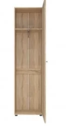 Узкий шкаф в прихожую Оскар-7 (А) Модена 03 Дуб сонома светлый