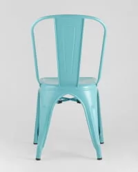 Стул ТОЛИКС с высокой спинкой Голубой матовый / TOLIX