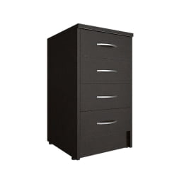 Тумба приставная (с замком) Рива А.ТП-4Ф-С Венге Цаво / Riva А.ТП-4F-S