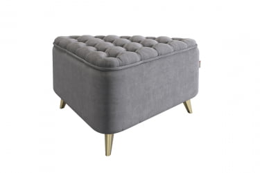 Пуф Трио 2 ПМ-002.2 графит (велюр) / PM-002.2