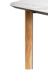 Стол раздвижной Комби Серамиc 140-180 Аутоматиc Натур/Лигхт марбле / Combi Ceramic Automatic Natur/Light marble