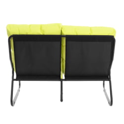 Диван прямой Ерго / Эрго рогожка с водоотталкивающей пропиткой, Лайм / Ergo