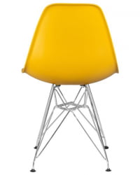 Стул обеденный ДОБРИН ДСР (ножки хром, цвет горчичный (Й-03)) 4 шт / DOBRIN DSR (Y-03))