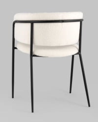 Стул Нэлли ткань букле Белый