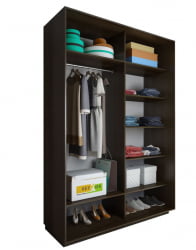 Шкаф-купе 3-х дверный Акцент-Вера КР 1500х600  Ясень шимо светлый