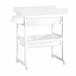 Детский комод Микуна Б-1158 Плус Вхите Беиге Дотс / Micuna B-1158 Plus White Beige Dots