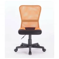 Кресло компактное БРАБИКС Смарт МГ-313 Черный-оранжевый / BRABIX Smart MG-313