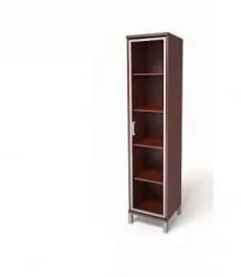 Стеллаж стекло в раме В431.8 Л Венге магия / L