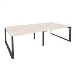 Рабочая станция на О-образном м/к ОНИКС О.МО-Д.РС-4.3.7 Денвер Светлый/Антрацит / ONIX O.MO-D.RS-4.3.7