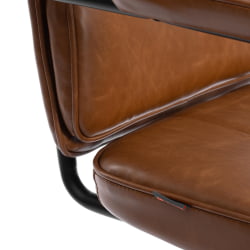 Кресло АЛПХА иск. кожа, Бровн (коричневый) / ALPHA Brown