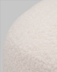 Пуф Стоун П букле Флуффй молочный / Fluffy