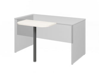 Приставная столешница ЛЕМО Л-81 Сосна Скандинавия / LEMO L-81