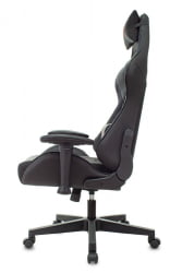 Кресло игровое ЗОМБИЕ Тхундер 1 черный/карбон / ZOMBIE Thunder