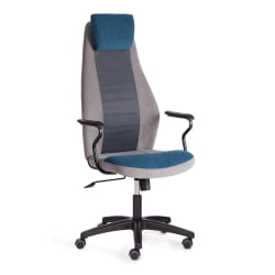 Кресло АВИАТОР флок, ткань , синий/серый/серый, 32/29/В2-1 / AVIATOR 32/29/W2-1